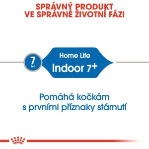 Royal Canin Indoor 7+ granule pro stárnoucí kočky žijící uvnitř 1.5 Kg