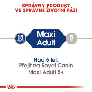 Royal Canin Maxi Adult granule pro dospělé velké psy 15 Kg