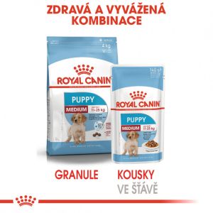 Royal Canin Medium Puppy kapsička pro střední štěňata 140 g