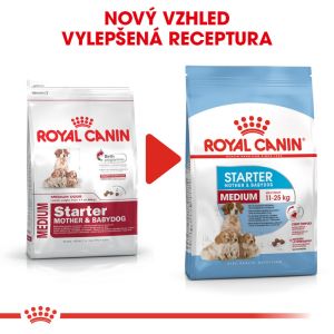Royal Canin Medium Starter Mother&Babydog granule pro březí nebo kojící feny a štěňata 4 Kg