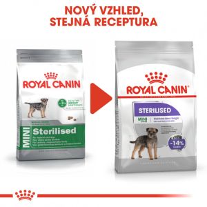 Royal Canin Mini Sterilised granule pro kastrované malé psy 8 Kg