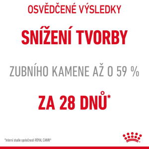 Royal Canin Dental Care granule pro dospělé kočky snižující tvorbu zubního kamene - 4 kg