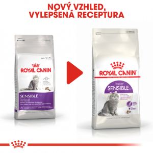 Royal Canin Sensible granule pro kočky s citlivým zažíváním 400 g