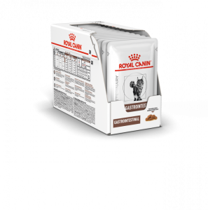 Royal Canin Veterinary Diet Cat Gastrointestinal Pouch 12x 0.85 Kg