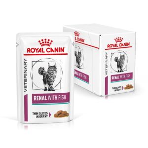 Royal Canin Veterinary Diet Cat Renal Fish Pouch 12x 85 g