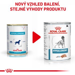 Royal Canin Veterinary Health Nutrition Dog Hypoallergenic Can 200 g