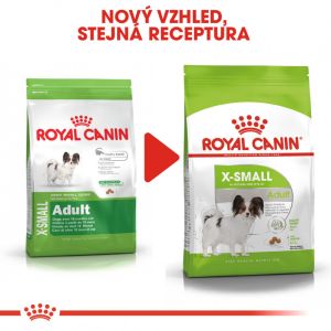 Royal Canin X-Small Adult granule pro dospělé trpasličí psy 500 g