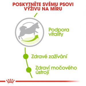 Royal Canin X-Small Adult 8+ granule pro stárnoucí trpasličí psy 1.5 Kg