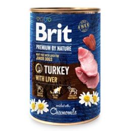 Brit Premium Dog by Nature konz Turkey & Liver 400g