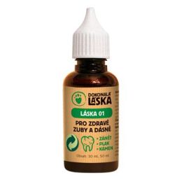 LÁSKA 01 Pro zdravé zuby a dásně psů 30ml