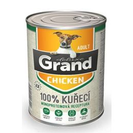 GRAND konz. deluxe pes drůbeží 400g