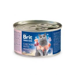 Brit Premium Cat by Nature konz Chicken&Hearts 200g