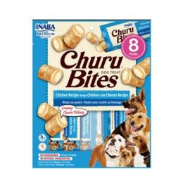Churu Dog Bites Chicken wraps Chicken+Cheese 8x12g