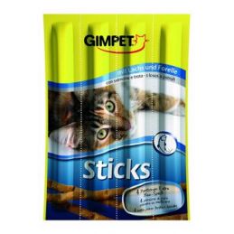 Gimpet Pochoutka Sticks losos+pstruh 4ks