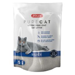 Podestýlka PURECAT natural silica 5l Zolux