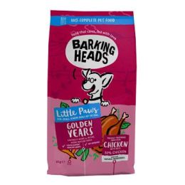 BARKING HEADS Little Paws Golden Years Chicken 6kg
