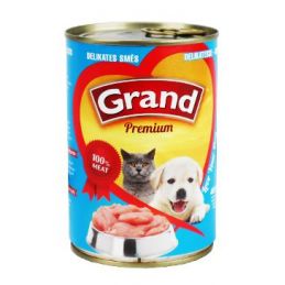 GRAND konz. štěně,kočka Delikates mas.směs 405g