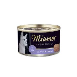 Miamor Cat Filet konzerva tuňák+kalamáry v želé 100g