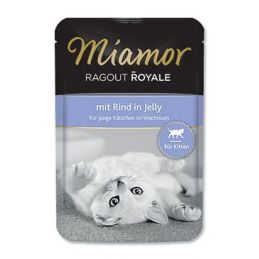 Miamor Cat Ragout Junior kapsa hovězí v želé 100g