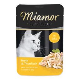 Miamor Cat Filet kapsa kuře+tuňák v želé 100g