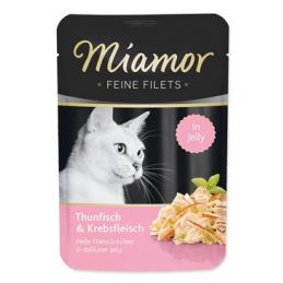Miamor Cat Filet kapsa tuňák+krab v želé 100g