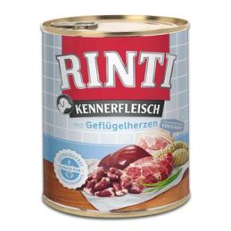 Rinti Dog Kennerfleisch konzerva drůbeží srdíčka 800g