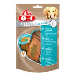 Pochoutka 8in1 Fillets pro dental S 80g (svěží dech)