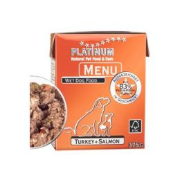 Platinum Menu Turkey+Salmon 375g
