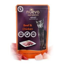 Nuevo kočka kapsa adult kuře a hovězí 85g