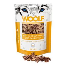 WOOLF pochoutka soft chicken with cod sandwich 100g