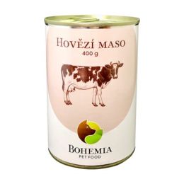 Bohemia Pet Food Hovězí maso ve vlastní šťávě balení 400 g