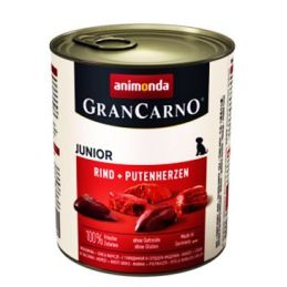 Animonda GRANCARNO konz. JUNIOR hov/krůt srdce 800g