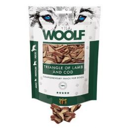 WOOLF pochoutka Lamb and Cod Triangle 100g