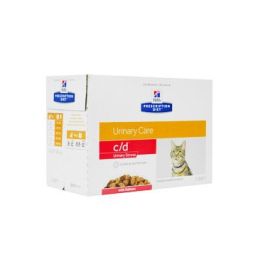 Hill's Fel. PD C/D kapsa Urinary Stress Salmon 12x85g