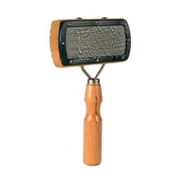 Kartáč dřevěný s drátky jemný pes 18/10cm TR