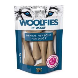 Pochoutka dentální Woolfies Dental Fishbone M 200g
