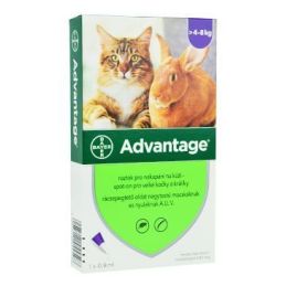 Advantage pro velké kočky a králíky 80mg 1x0,8ml
