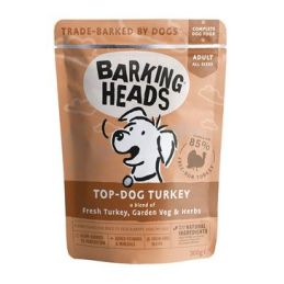 BARKING HEADS Top Dog Turkey kapsička 300g