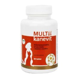 MULTIkanevit tablety pro psy a kočky 80 tbl