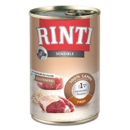 Rinti Dog Sensible konzerva jehně+rýže 400g