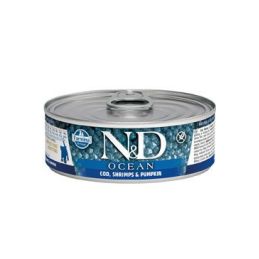 N&D CAT OCEAN Kitten Tuna & Cod & Shrimp & Pumpkin 80g