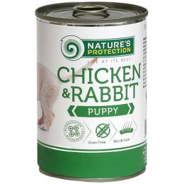 Nature's Protection Dog konz.Puppy kuře/králík 400 g