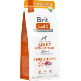 Brit Care Hypoallergenic Adult Medium Breed Lamb & Rice 12+2 kg
