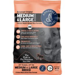 Annamaet ENCORE 25%/Medium&Large Breed 18,14 kg (40lb) - velké granule