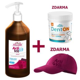 Artivit sir. 1000 ml + DentOn 100g a kšiltovka vínová zdarma