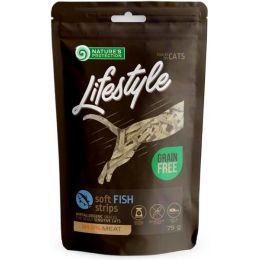Nature's Protection Cat Snack Lifestyle mini soft rybí plátky 75 g