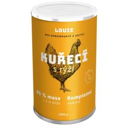 Louie konz. pro psy kuřecí s rýží 1200g 