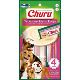 Inaba Churu dog snack kuře a losos 4x14 g