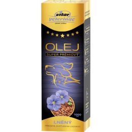 Vitar Veterinae lněný olej 1000 ml