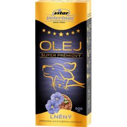 Vitar veterinae lněný olej 500 ml
